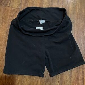 Ardene high waist cotton Basic Black Shorts